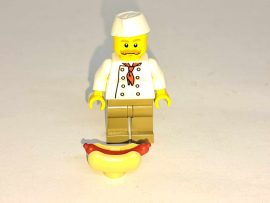 Lego City Figura - Hot dog árus (cty0655)