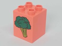  Lego Duplo képeskocka - brokkoli, körte