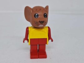 Lego Fabuland állatfigura - Egér (felsőteste sárga színű, nadrág piros!)