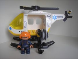 Lego Duplo mentőhelikopter 7841 készletből