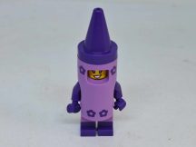   Lego Movie figura - Crayon Girl (tlm152) (karja sötét lila)