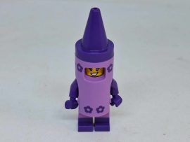 Lego Movie figura - Crayon Girl (tlm152) (karja sötét lila)