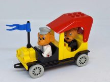   Lego Fabuland - Mike majom és a taxi 3644 (egy fekete autó elem sárgával pótolva)