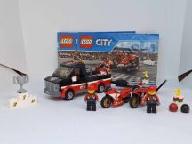   Lego City- Versenymotor-szállító kamion (60084) (katalógussal)