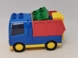 Lego Duplo Teherautó 2606-os szettből (kabinja kicsit repedt, kerekei karcosak)