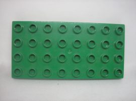 Lego Duplo alaplap 4*8 (s.zöld) (egyik sarkán kicsi repedés,elfehéredés)