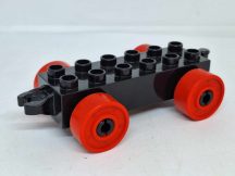 Lego Duplo utánfutó alap kapcsos fekete-piros