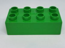 Lego Duplo 2*4 kocka (v.zöld)