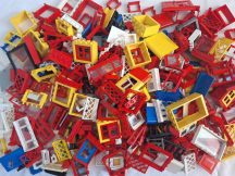   0,500 kg ömlesztett Lego ablak, ajtó, kerítés elem csomag (206)