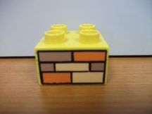 Lego Duplo képeskocka - tégla 