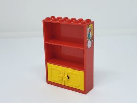 Lego Fabuland Szekrény (hátulja matricás)