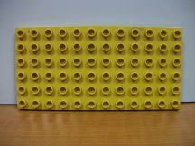 Lego Duplo Alaplap 6*12 (mustársárga) (oldalán törés)