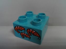 Lego Duplo képeskocka - kukac, csali