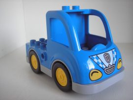 Lego Duplo rendőrautó (kocsi alap karcos,egy helyen kicsi nyomódás van rajta)