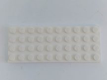 Lego Alaplap 4*10 (fehér) (oldalán pici repedés)