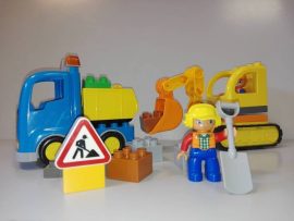 LEGO DUPLO Teherautó és lánctalpas exkavátor 10812