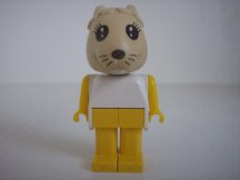 Lego Fabuland állatfigura - nyuszi (lába laza)