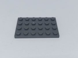 Lego Alaplap 4*6 (s.szürke)