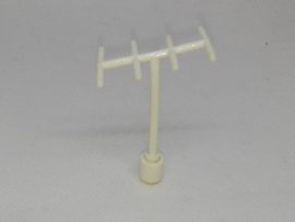 Lego Fabuland Antenna RITKASÁG (fehér)