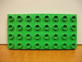 Lego Duplo alaplap 4*8 -as v. zöld